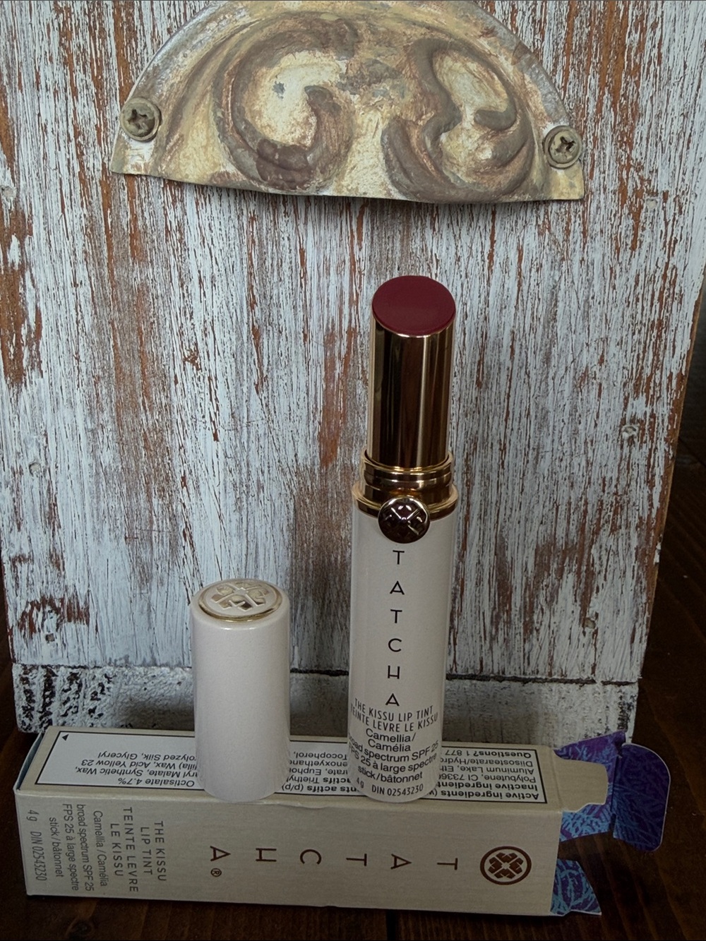 Tatcha The Kissu Lip Tint color Camelia SPF 25 Discontinued Line!!